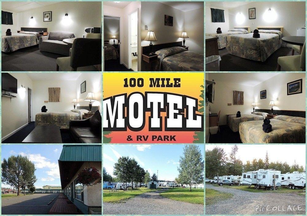 100 Mile Motel & Rv Park 100 Mile House Exterior foto